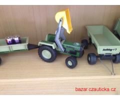Traktor s vleky Bulldok +7